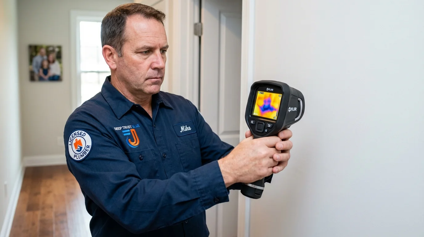 Thermal imaging leak detection by Johns Plumbing LLC in Maple Valley